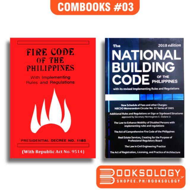 COMBOOKS 03 Fire Code of the Philippines National Building Code Lazada PH