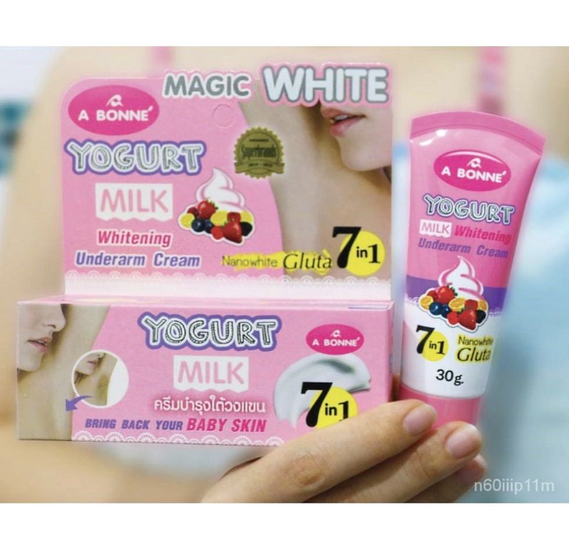 7in 1 A Bonne Magic White Yogurt Milk Whitening Underarm whitening