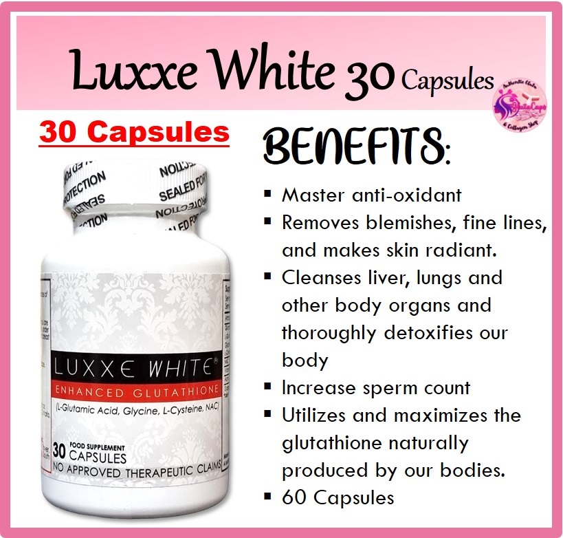 luxxe white enhanced glutathione price philippines Luxxe White Enhanced Glutathione 775mg 30 Capsules
