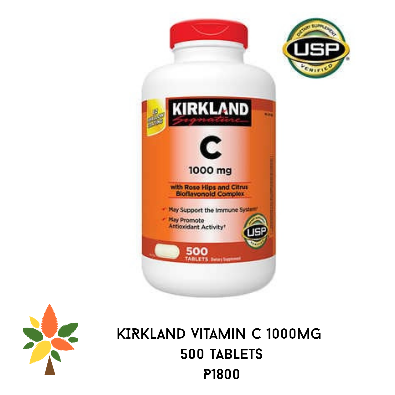 Kirkland Vitamin C 1000mg 500 tablets Expiry 2025 Lazada PH