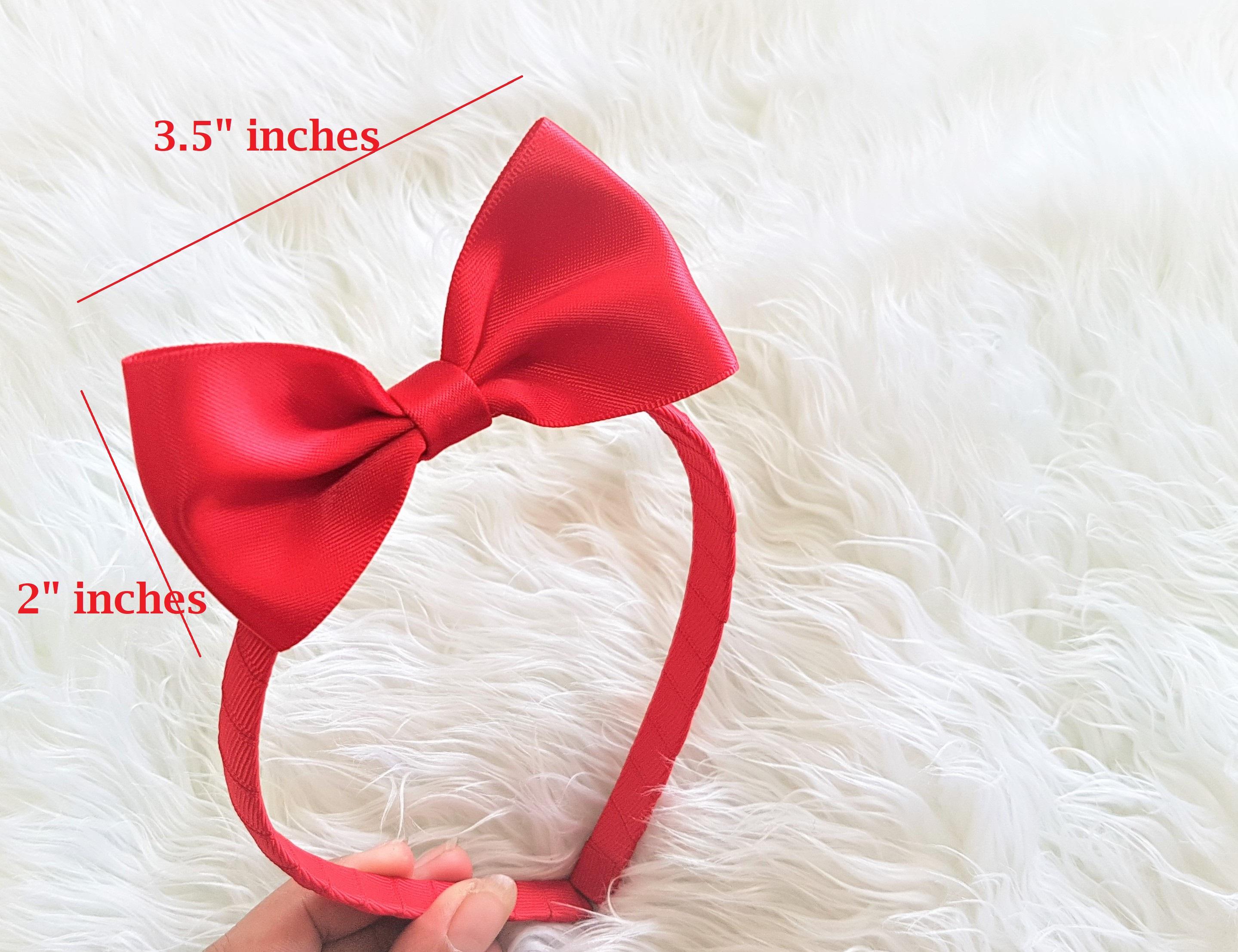 snow white bow headband