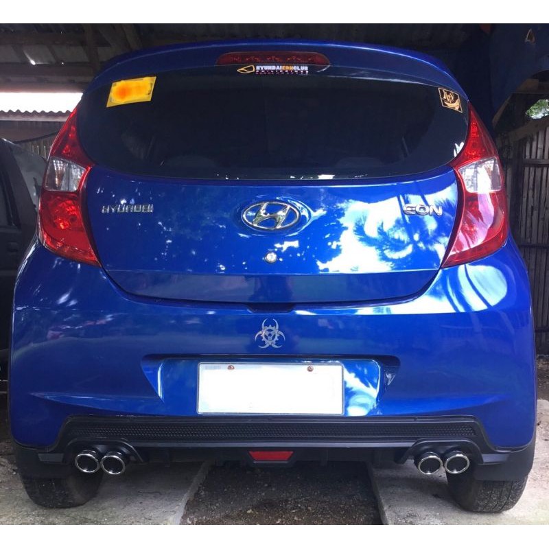Hyundai EON Rear Bumper Diffuser Bodykits Spoiler Lazada PH