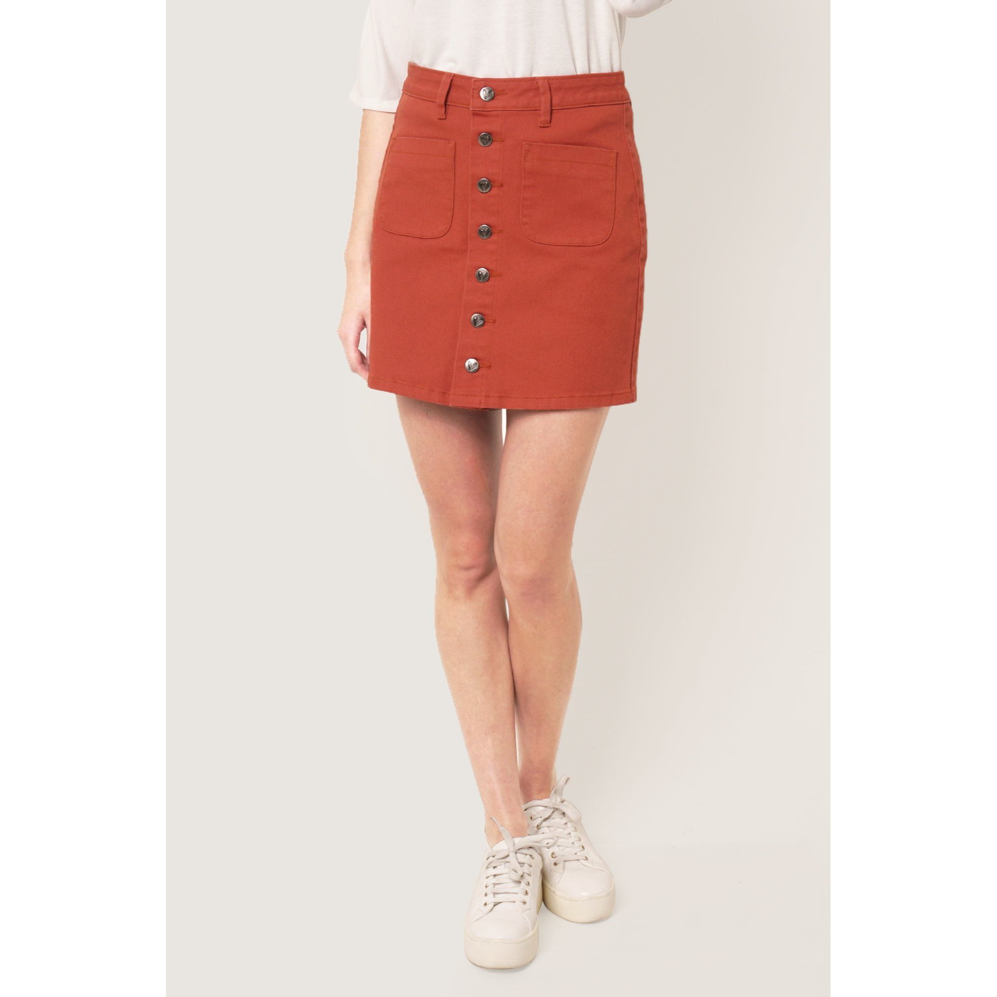 a line skirt rust