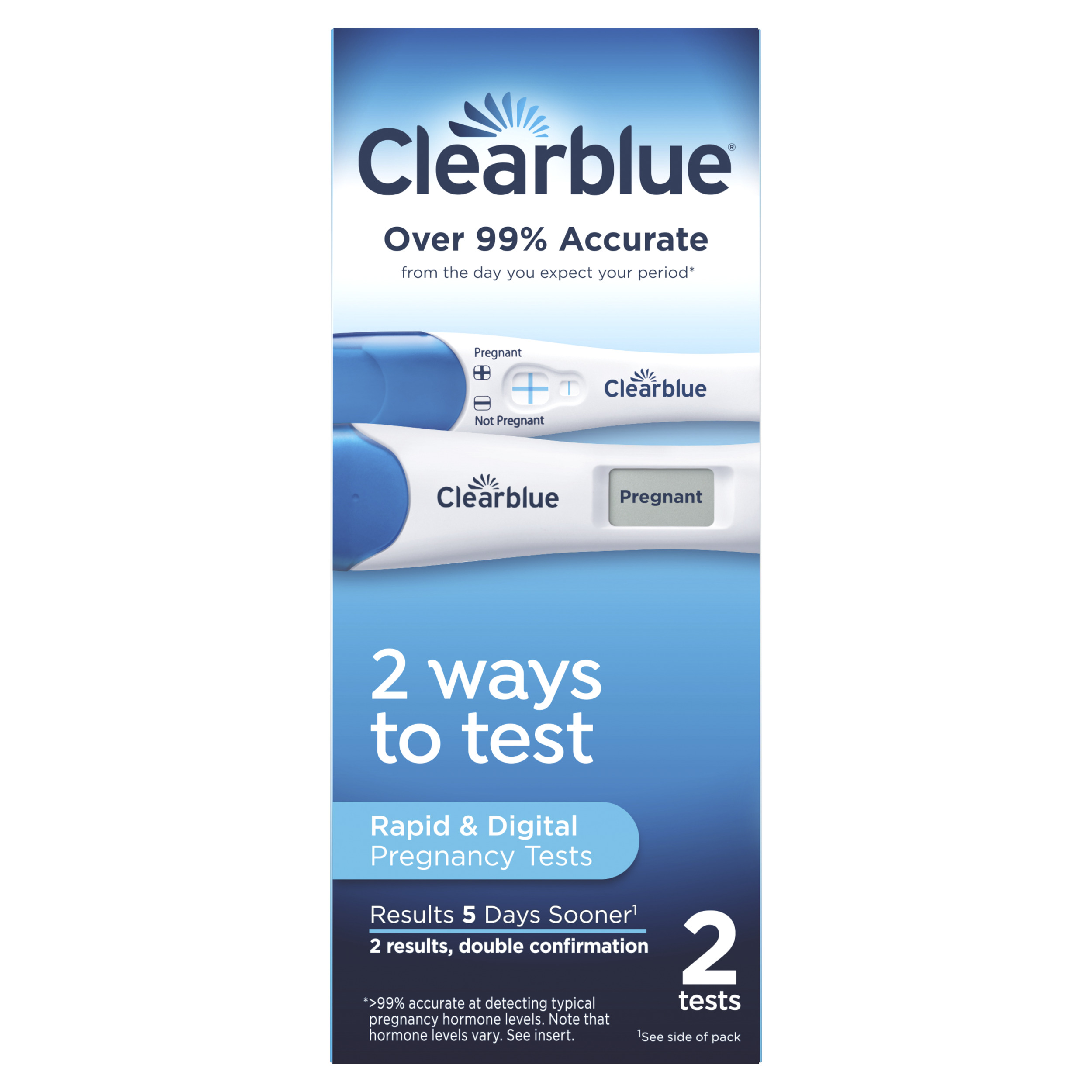 Clearblue Rapid & Digital Pregnancy Tests, 2 Tests Lazada PH