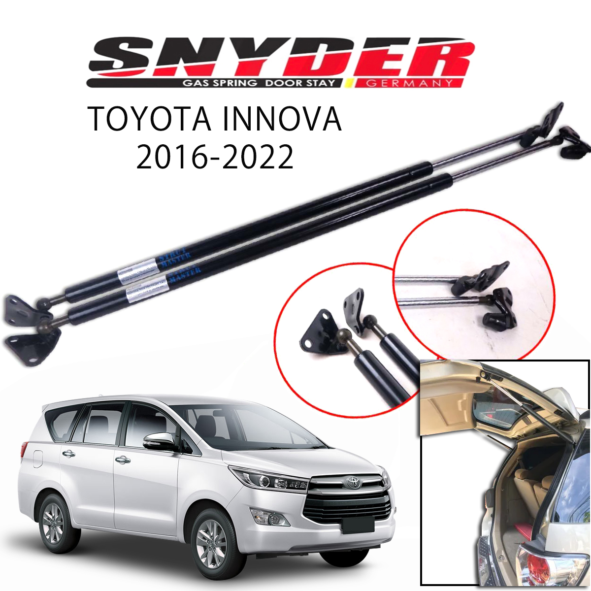 TOYOTA INNOVA 20162022 Gas Spring Door Stay Damper Struts Trunk Open