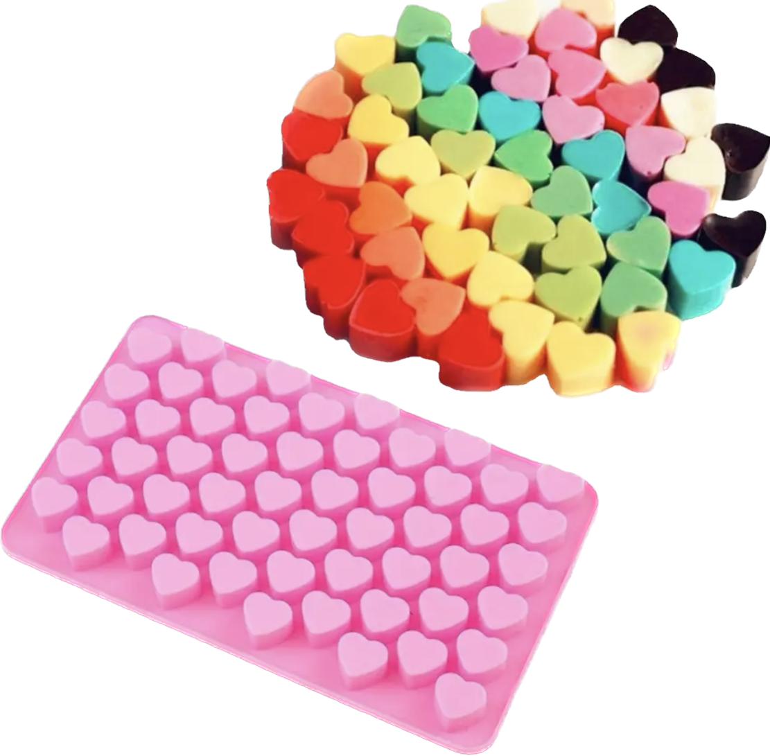 Small Hearts Silicone Mold (56 Cavity)