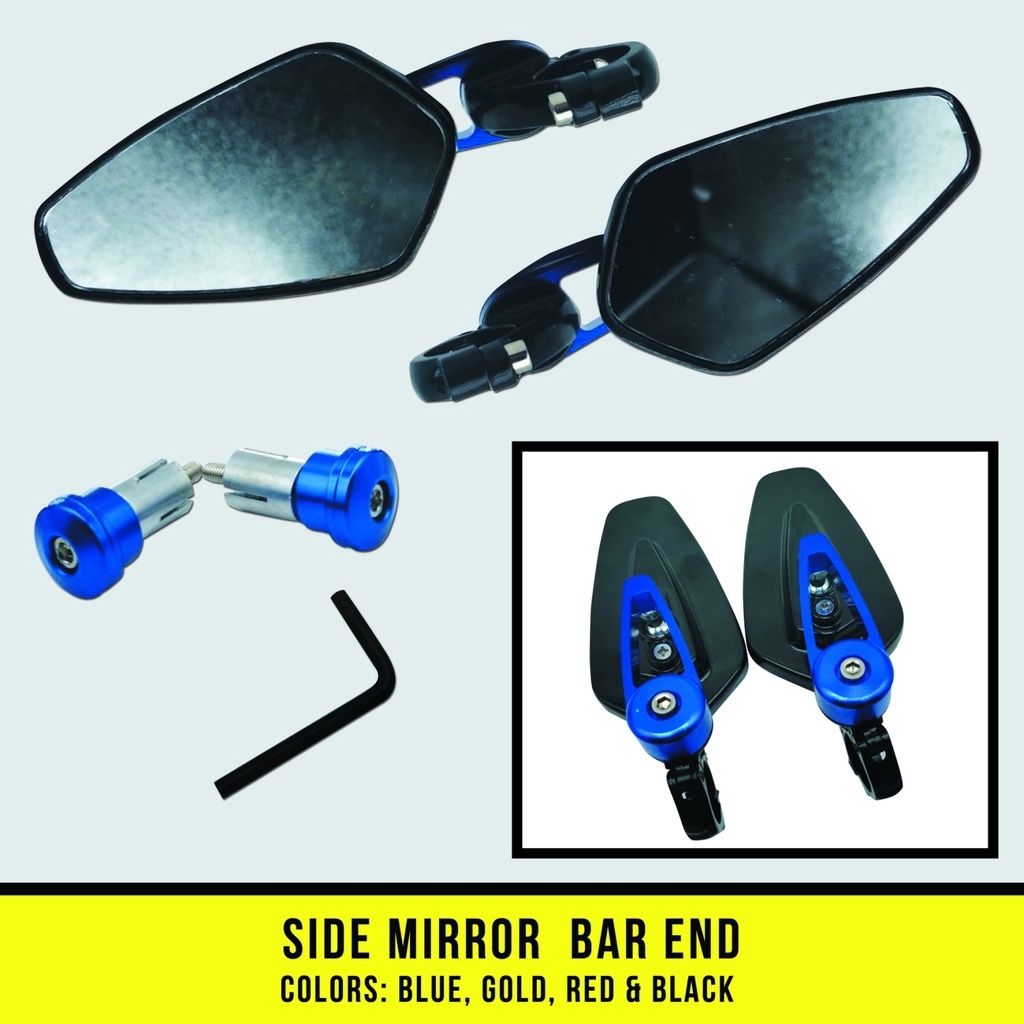 Bar End Side Mirror（CNC） Universal Lazada PH