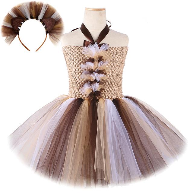 Lion Tutu Dress for GirlsHalloween Costumes for KidsDresses withToddler