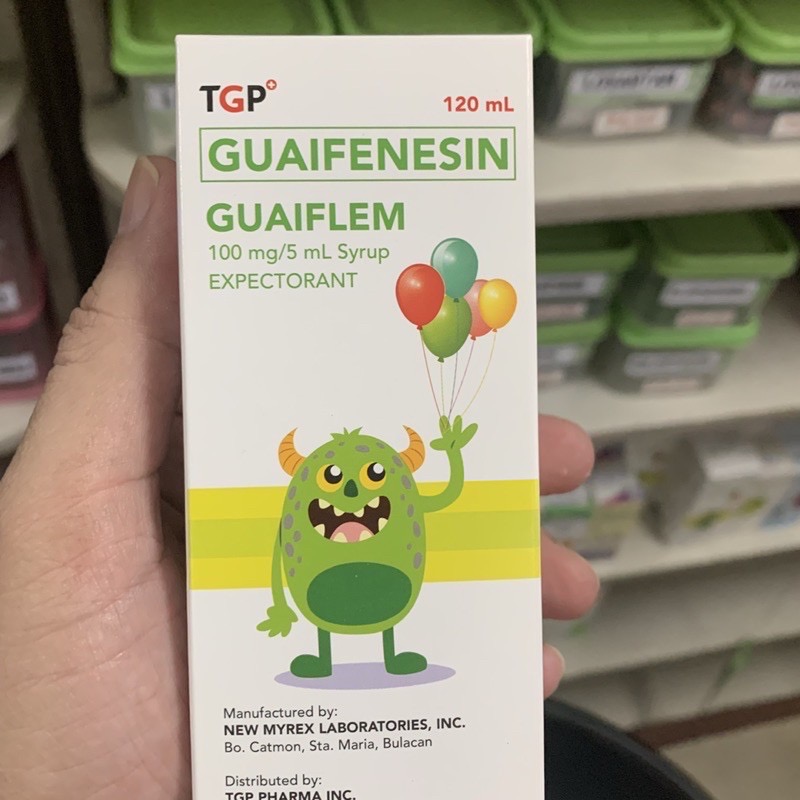 (Robitussin Generic) Guaifenesin Syrup for Kids 60ml / 120ml (Cool Mint