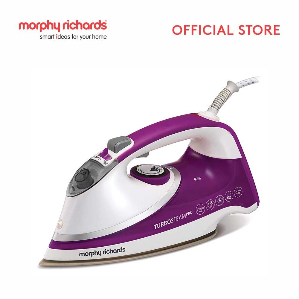 Morphy Richards Turbo Steam Pro Steam Iron with Ionic Soleplate (Violet
