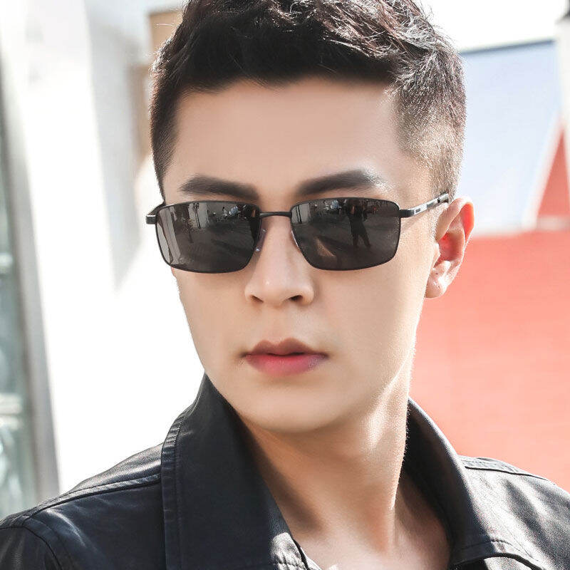 Gren AIS) Sunglasses for Men Korean Style Driving Anti-UV Day and