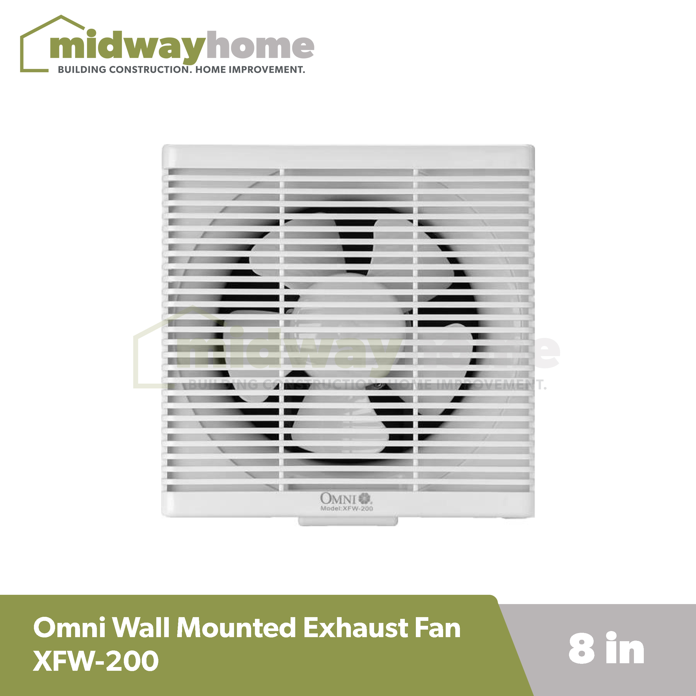 Omni Wall Mounted Exhaust Fan XFW200 8 inch Lazada PH