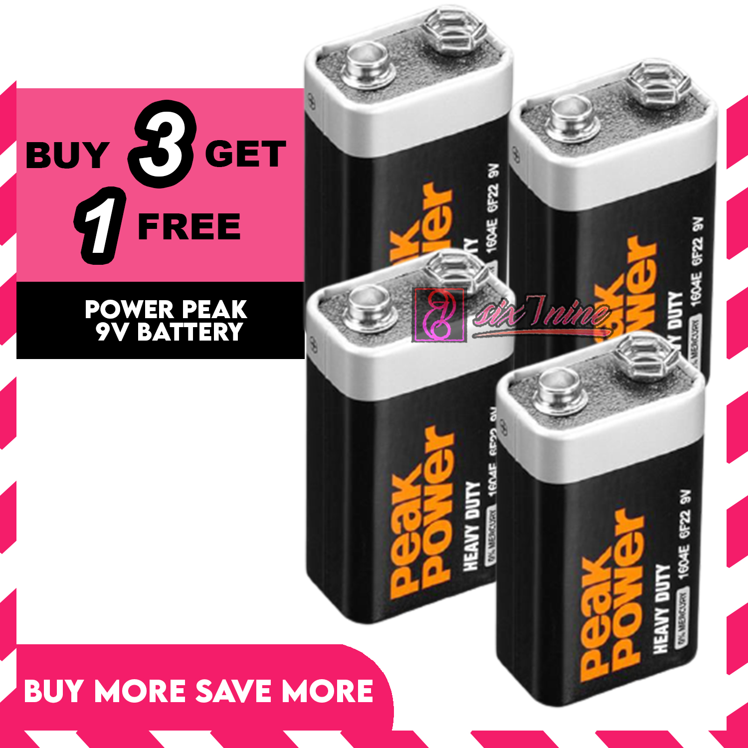 PROMO!!! Original Power Peak 9V Battery Heavy Duty Lazada PH