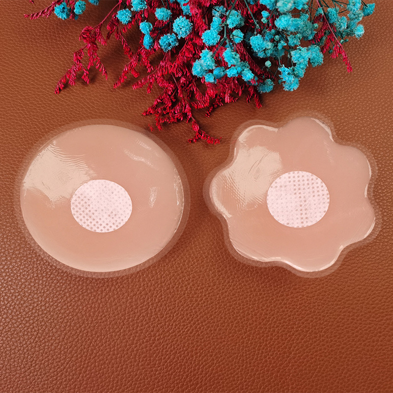 Flower Silicone Nipple Covers - Porcelain
