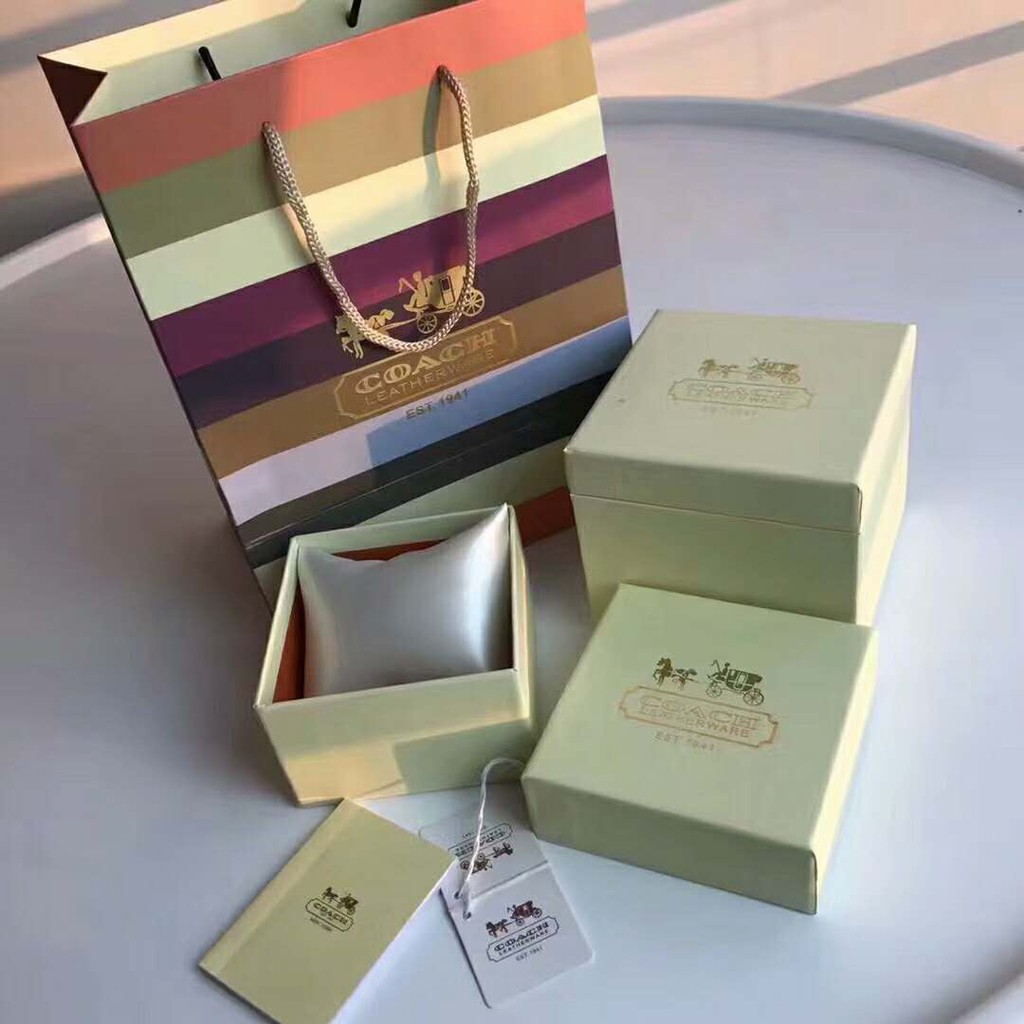 original coach watch box