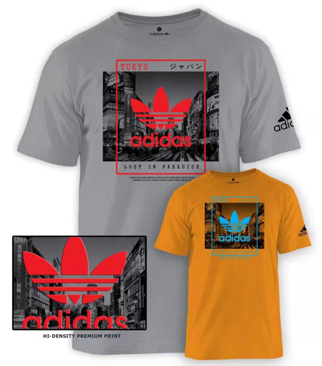 adidas couple t shirts