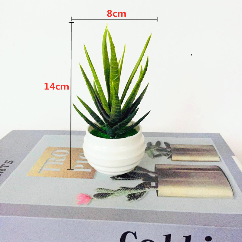 Simulation Potted Plant Mini Plastic Artificial Simulation Succulent ...