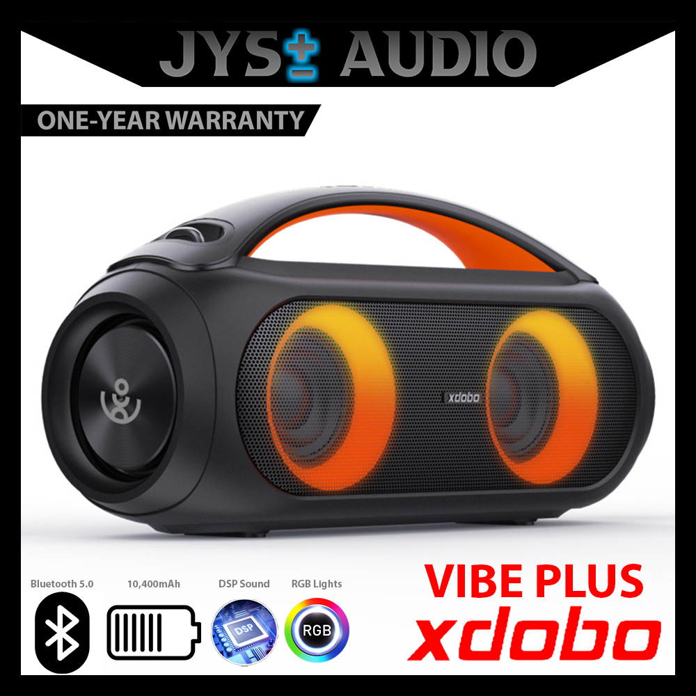 XDOBO Vibe Plus 80 Watts Portable Water Resistant Bluetooth Speaker ...
