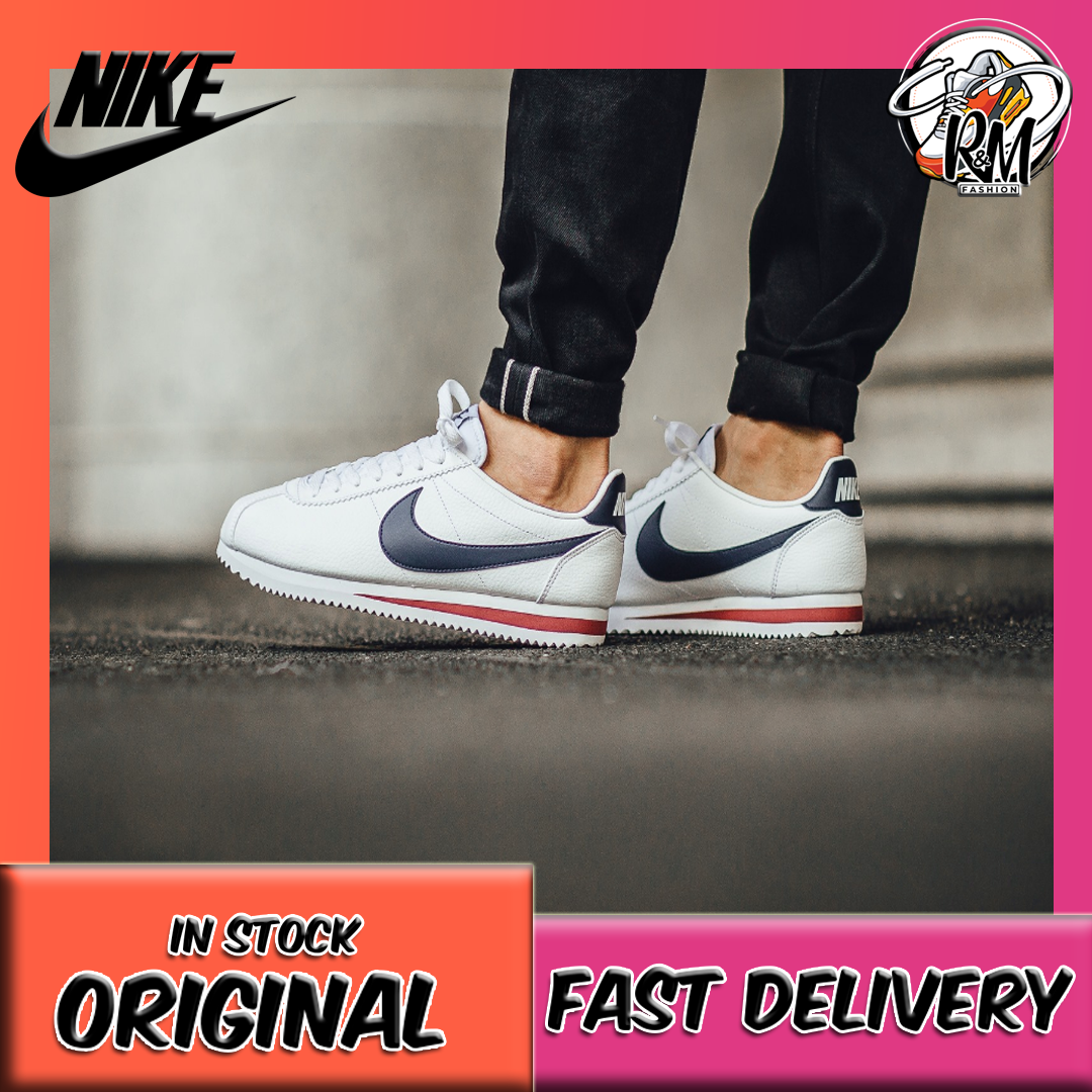 nike classic cortez mens white
