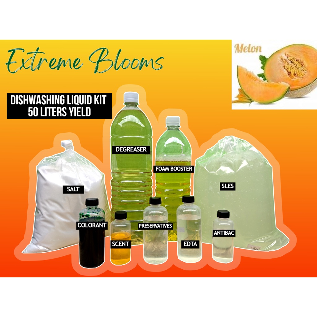 ♝EXTREME BLOOMS DIY Dishwashing Liquid Kit RAw Materials 50