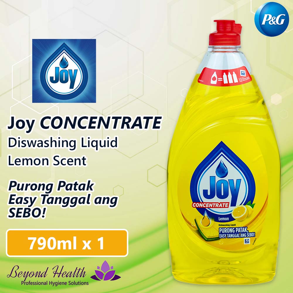 Joy Dishwashing Liquid Concentrate 790ML Lemon Scent Concentrated Dish