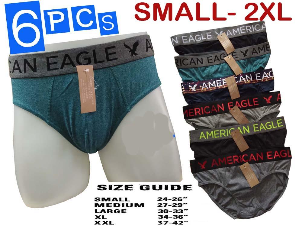 Lot of 6 American Eagle Brief Size: S-XXL