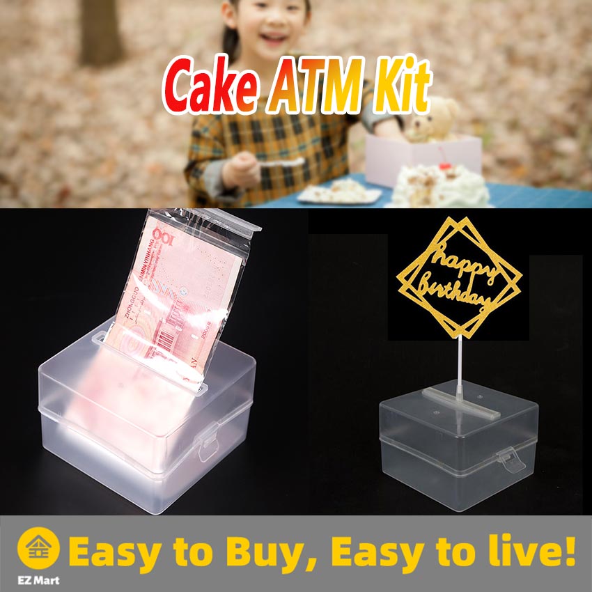 Gift Making Mold Cake ATM Surprise Money Box Storage Boxes Cake Topper   eBay