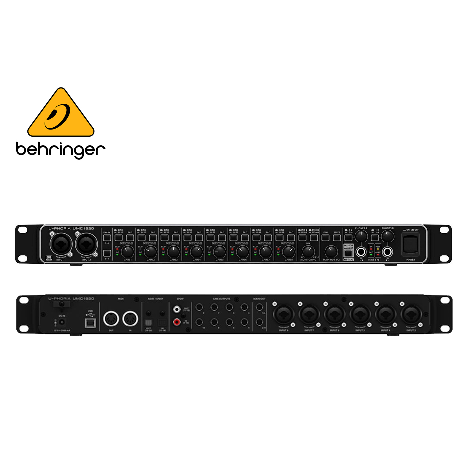 Behringer UPhoria UMC1820 USB Audio Interface Lazada PH