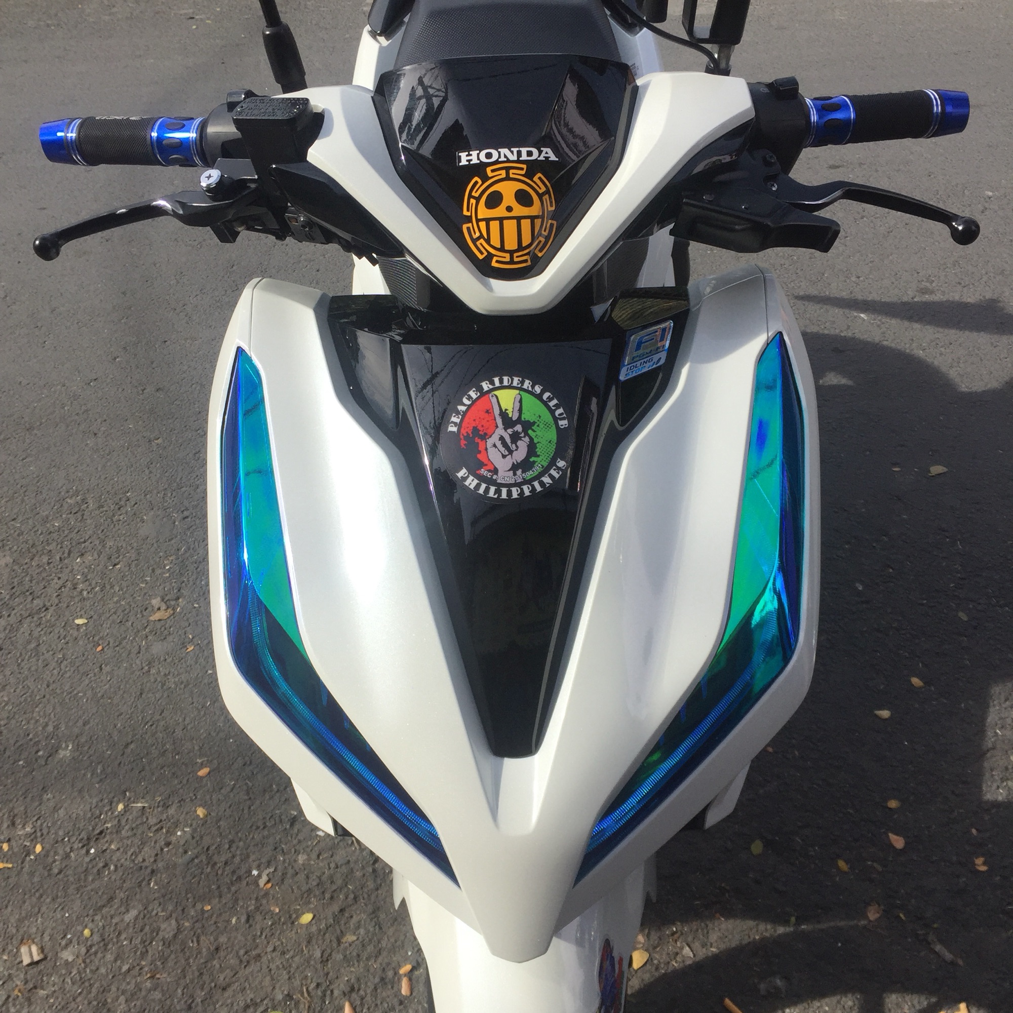 Honda Click 125/150 Game Changer CHAMELEON BLUE Kilay Tint | Lazada PH