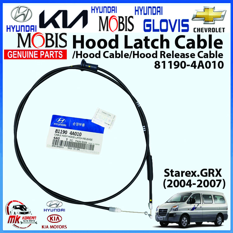 [GENUINE] Hood Latch Cable/Hood Cable/Hood Release Cable for Starex.GRX