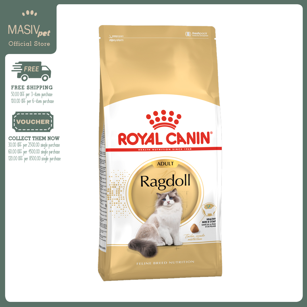 Royal Canin Ragdoll Adult Cat Dry Food 2kg | Feline | Kibbles | Pellets