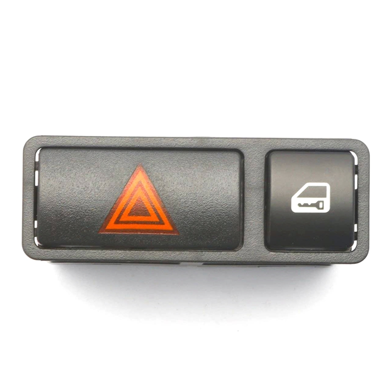Emergency Flash Light Switch Push Button Hazard Warning Light Lock Switch for -BMW 3 Series E46 61318368920
