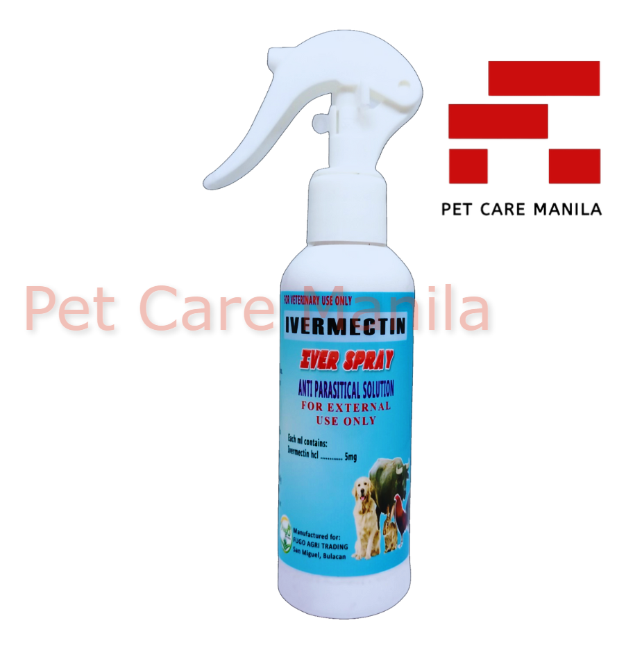 IVER SPRAY, 150ml (Ivermectin Spray antimange, antitick and flea