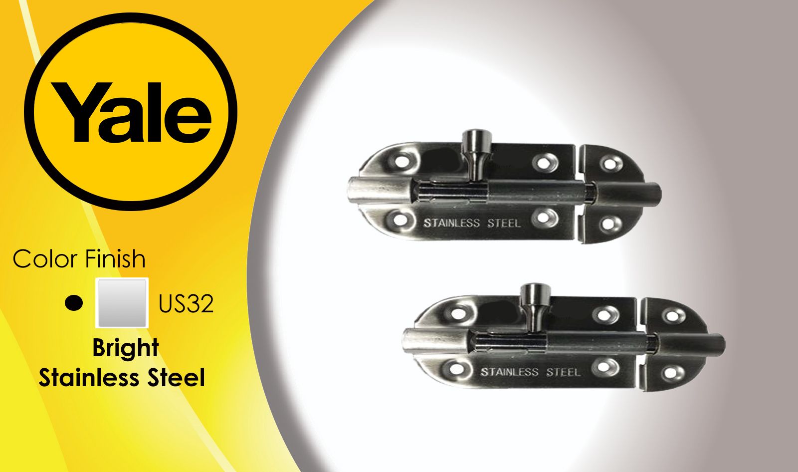 Yale Barrel Bolt YETB1004 US32 Lazada PH