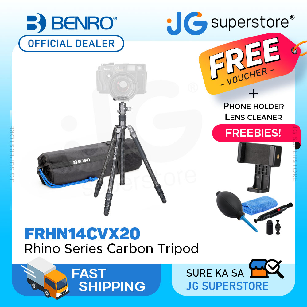 Benro FRHN14CVX20 Rhino Series Professional Carbon Fiber Tripod