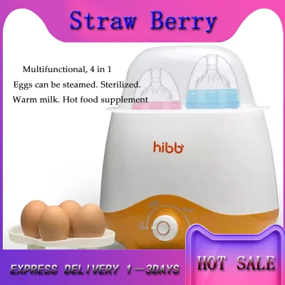 【1 Year Warranty】 Milk Bottle Sterilizer 2 in 1 Baby Milk Powder Heater Sterilizer UV Sterilizer Box Milk Bottle Heating Thermostat Multifunctional Easy To Use Intelligent Constant Temperature Automatic Feeding Bottle Heating Bottle Sterilizer For Baby.