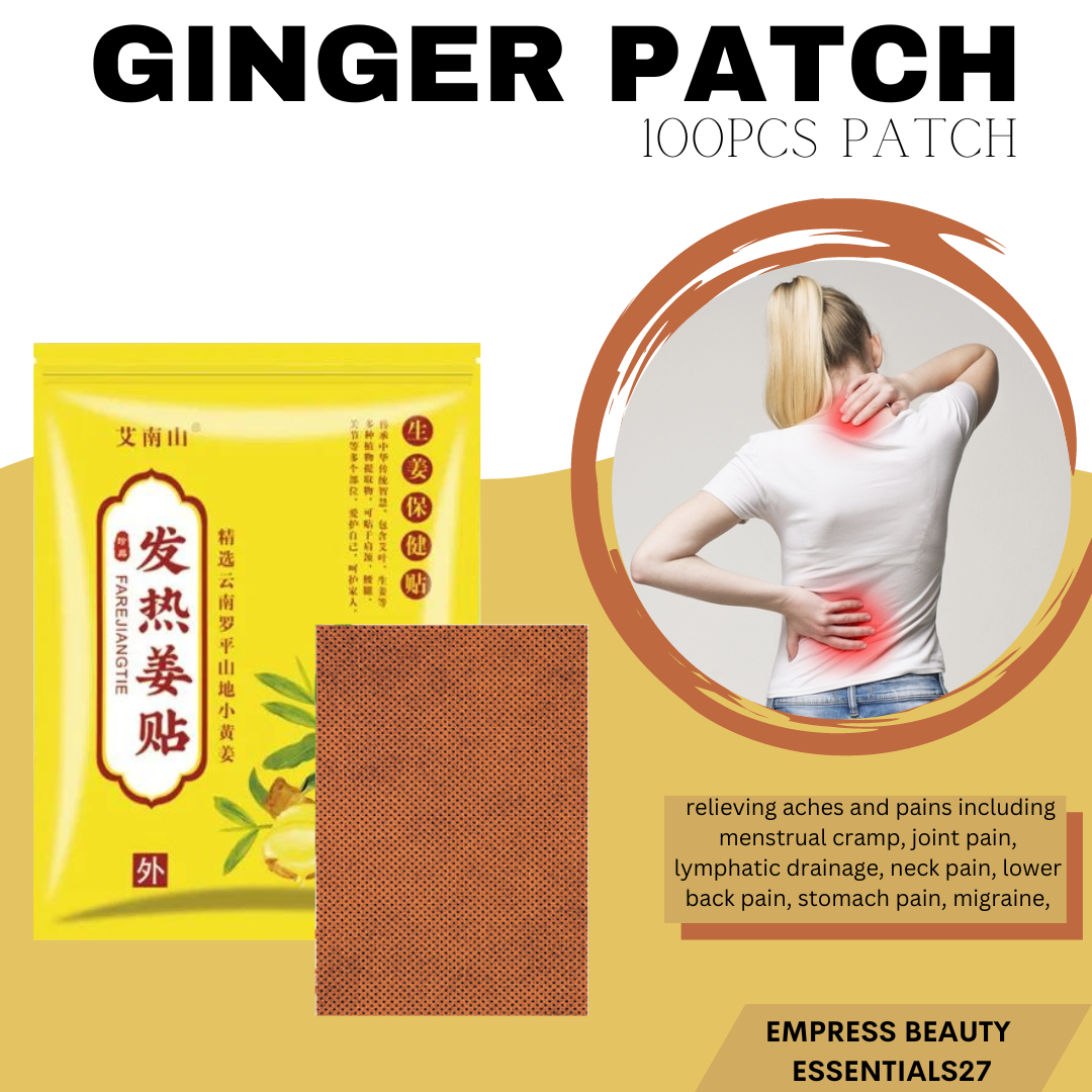 100pcs Herbal Ginger Patches original for pain relief Promote Blood Circulation Knee Neck Back