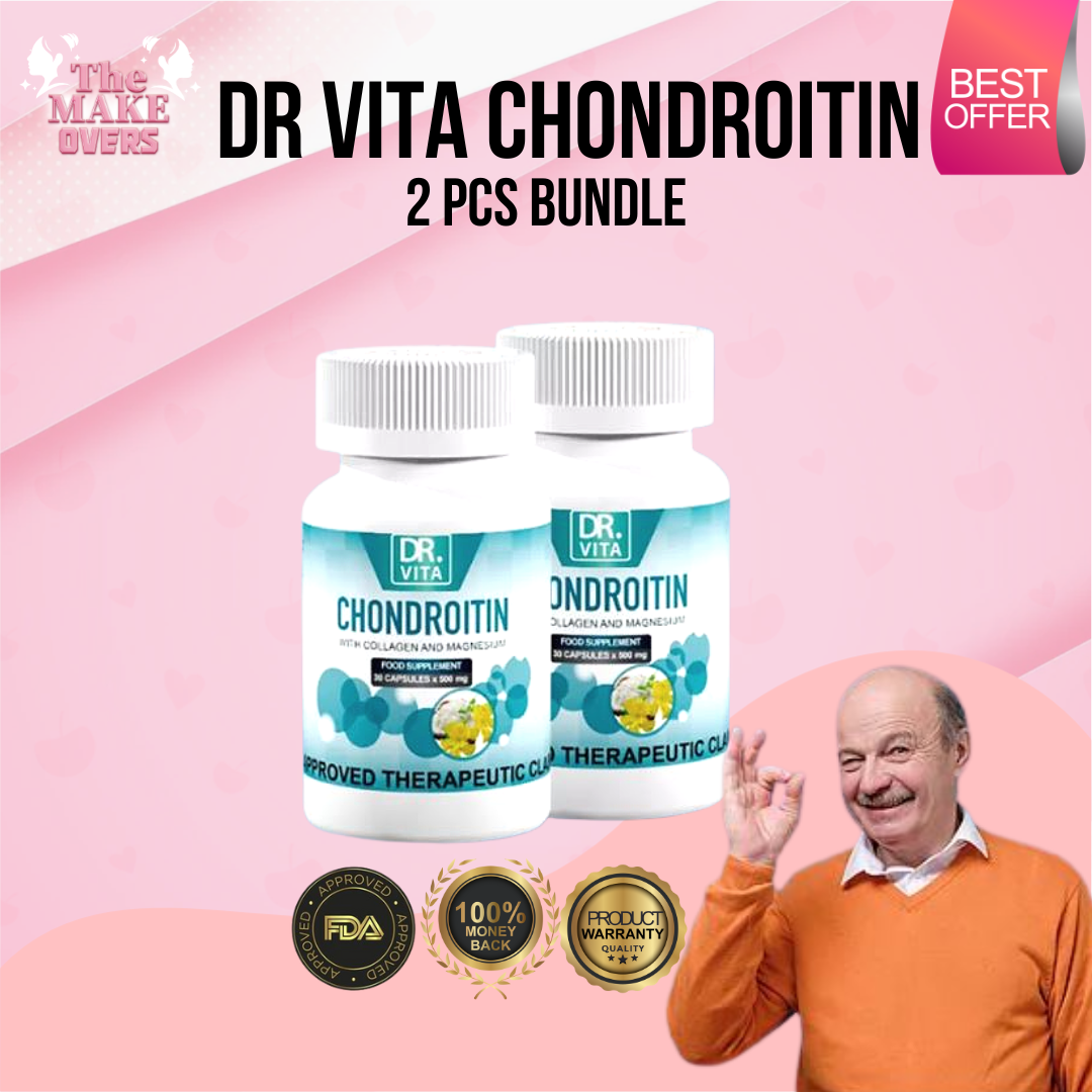 2 Bottle Dr vita Chondroitin 100 Original with collagen and magnesium