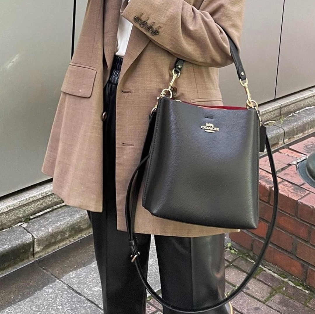 Coach CA214 Mollie Bucket Bag Black Lazada PH