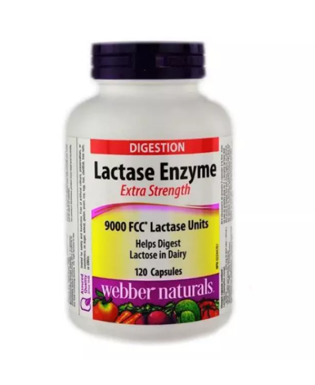 Webber Naturals Lactase Enzyme Extra Strength 120 Capsules Lazada PH