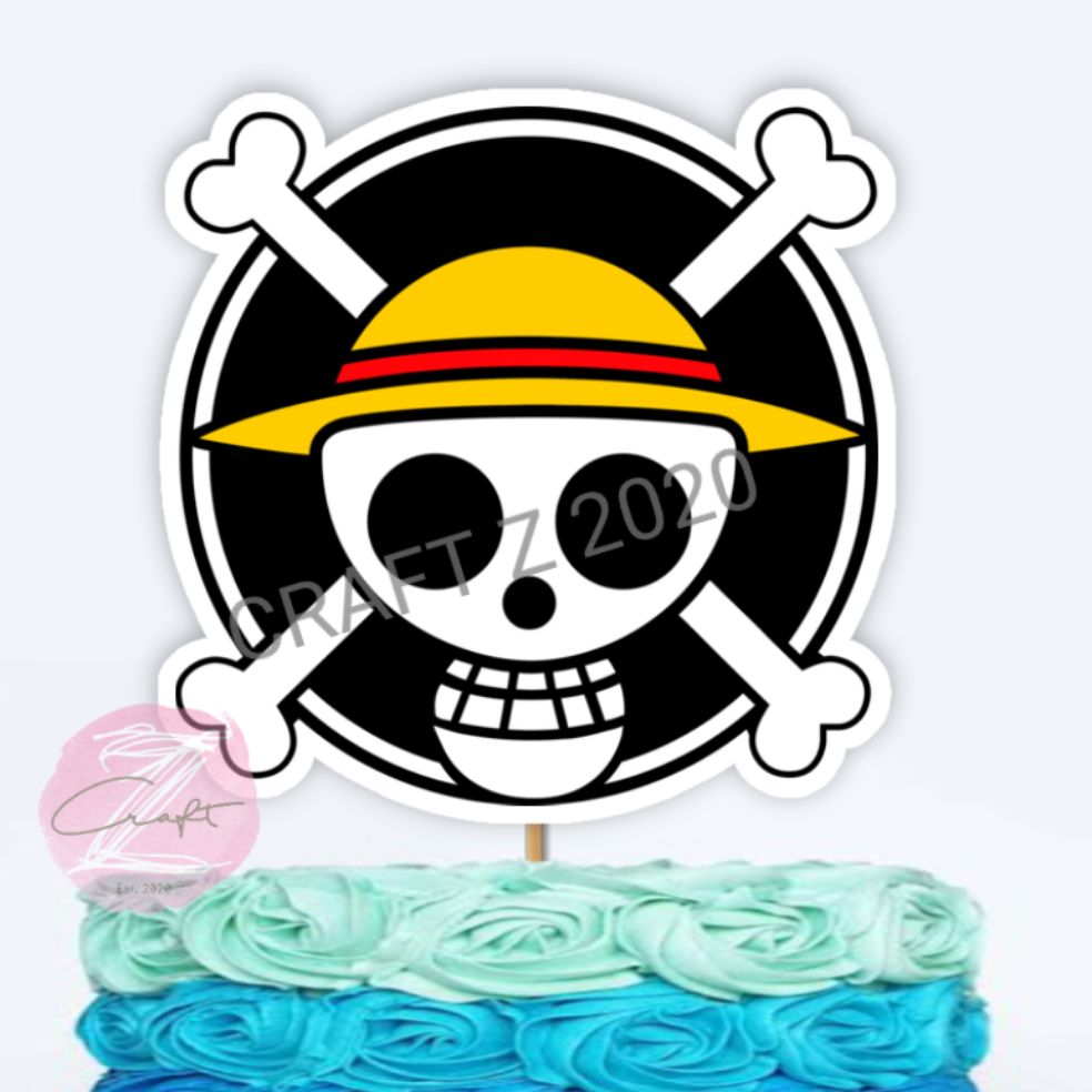Customize One Piece Birthday Cake With Your Name