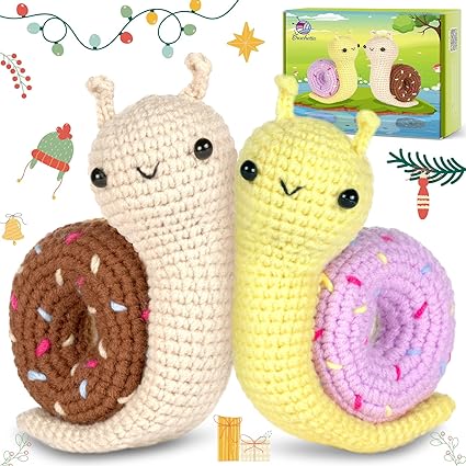 The Woobles Crochet Kit for Beginners with Easy Peasy Yarn for Crocheting  as Seen On Shark Tank - Crochet Kit with Step-by-Step Video Tutorials -  Chick : : Home & Kitchen