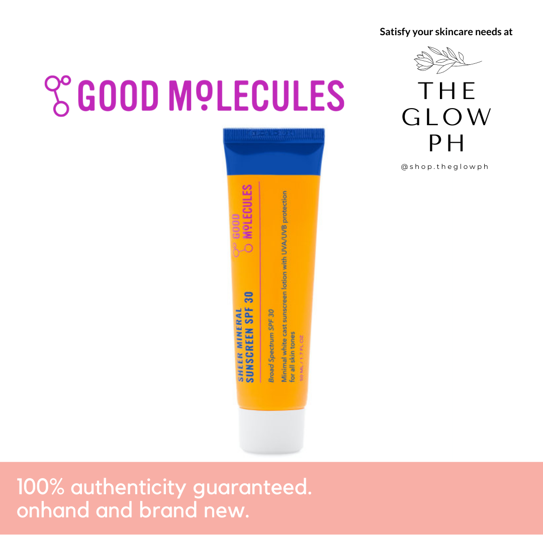 [AUTHENTIC] GOOD MOLECULES Sheer Mineral Sunscreen SPF 30 50ml Beauty