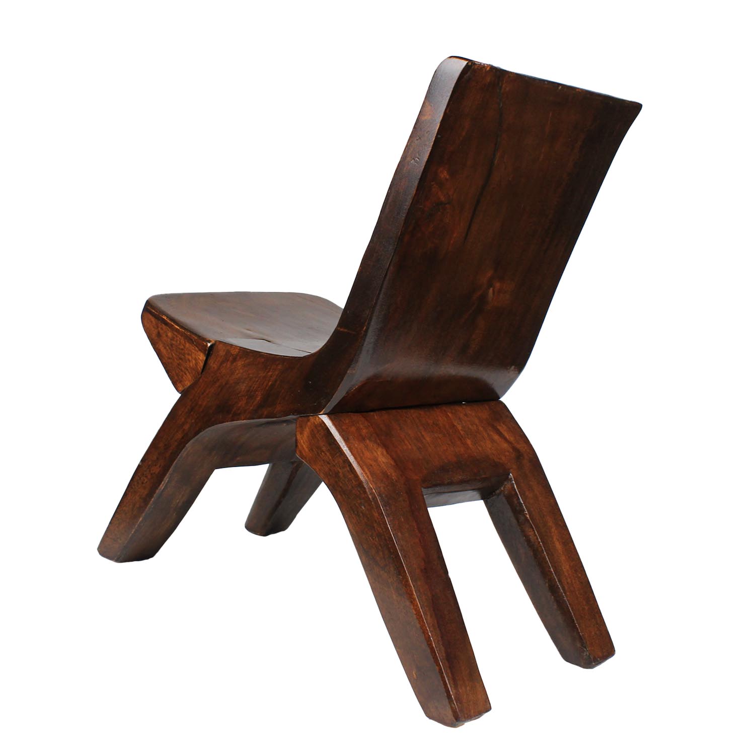 1NativeProducts Solid Wood Folding Chair 1pc Handcrafted Bangkito