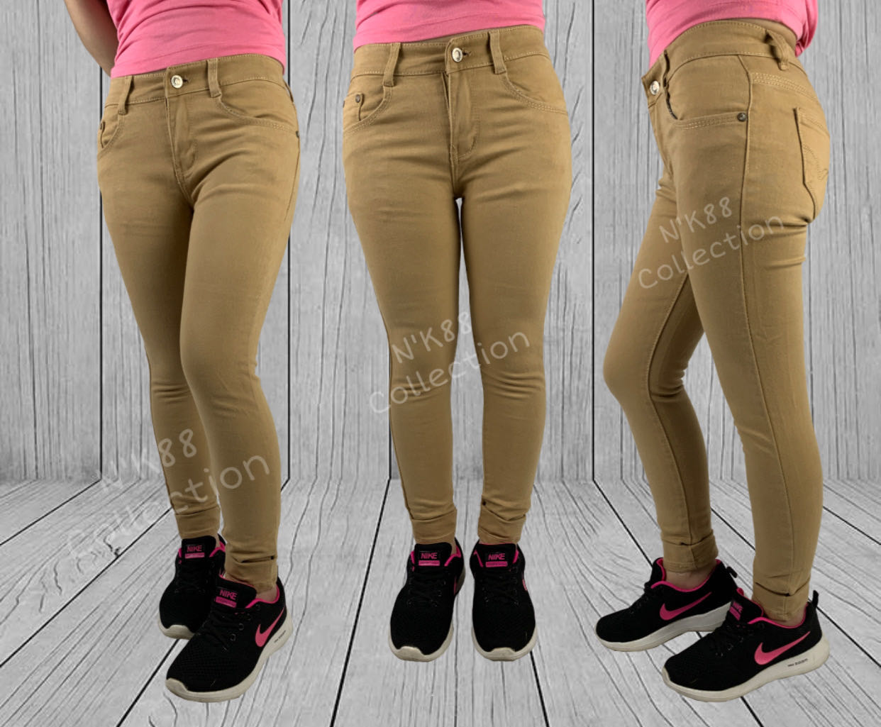 khaki jeans for women