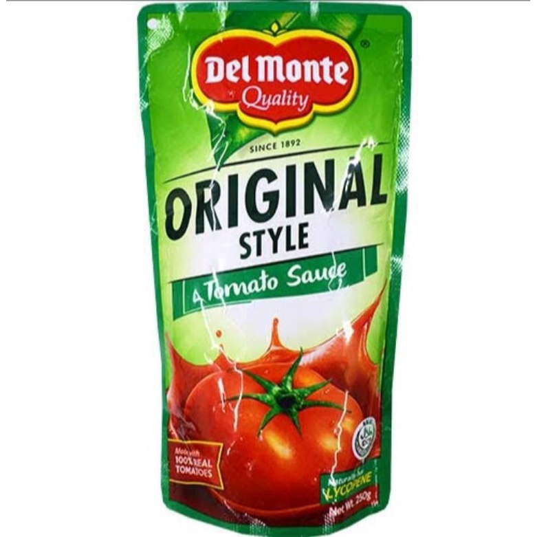 Del Monte Tomato Sauce 250g Original and Filipino Style Lazada PH
