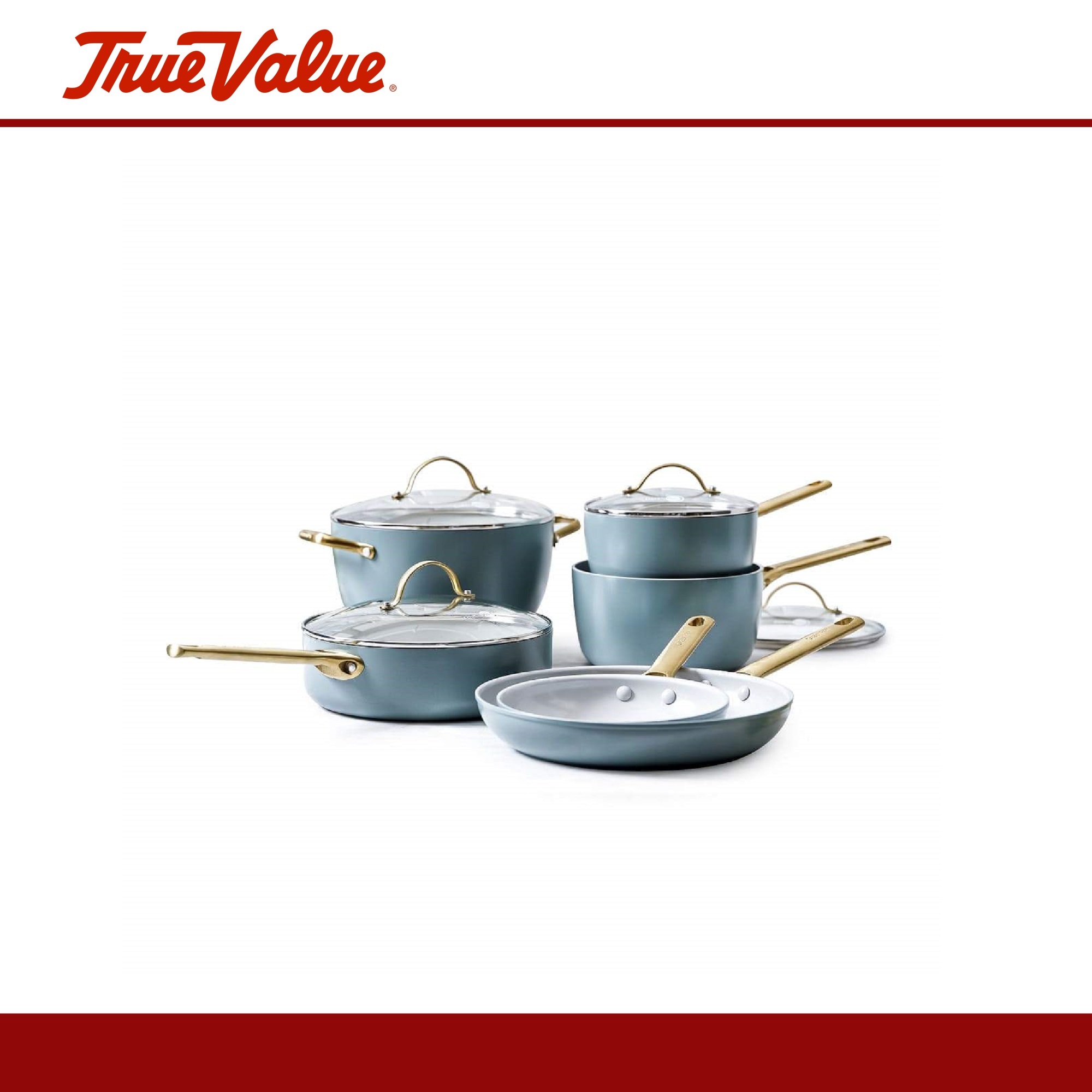 Padova SkyBlue 10pc Set – GreenPan UK