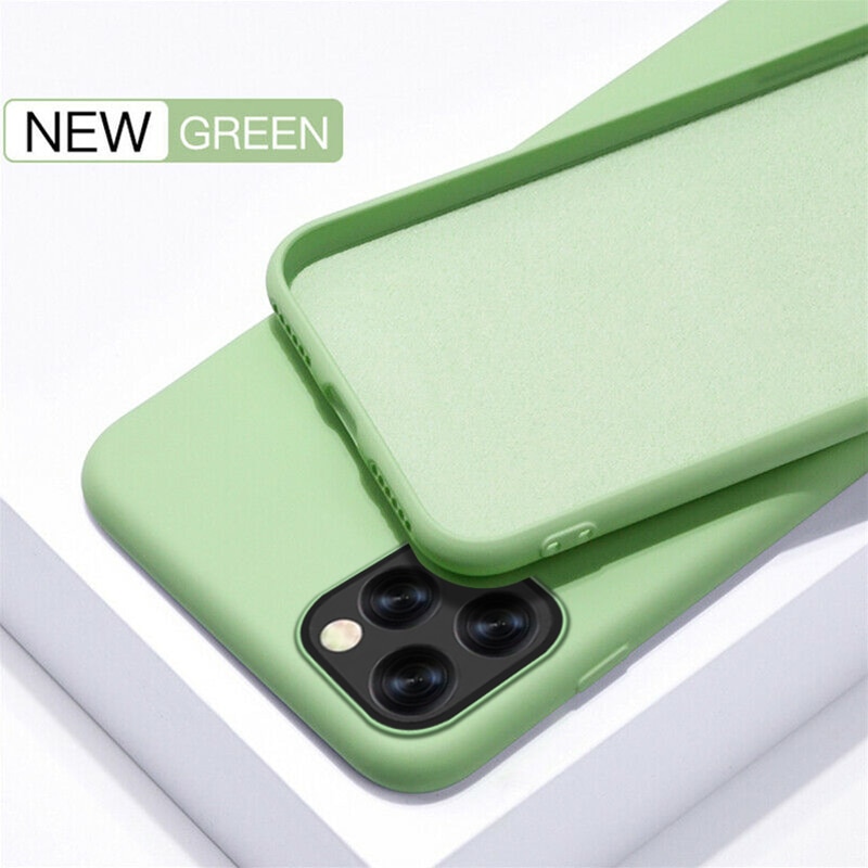 For iPhone 15 14 13 12 11 Pro Max mini X XR XS 8 7 6 6S Plus Phone Case, Colorful Soft Silicone Cover Shockproof Full Protection Casing