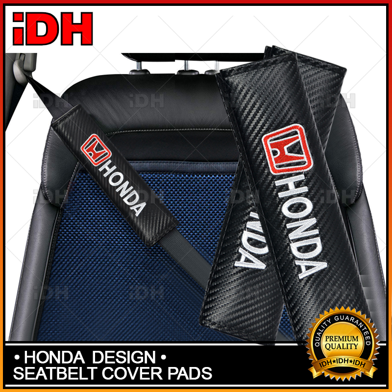 Seat Belt Shoulder Pads Strap Harness Covers Cushions For Honda Cars Pair / Set