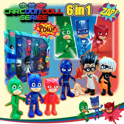 6 IN 1 PJ MASK toy set Action figure Toys for boys Toys for boys